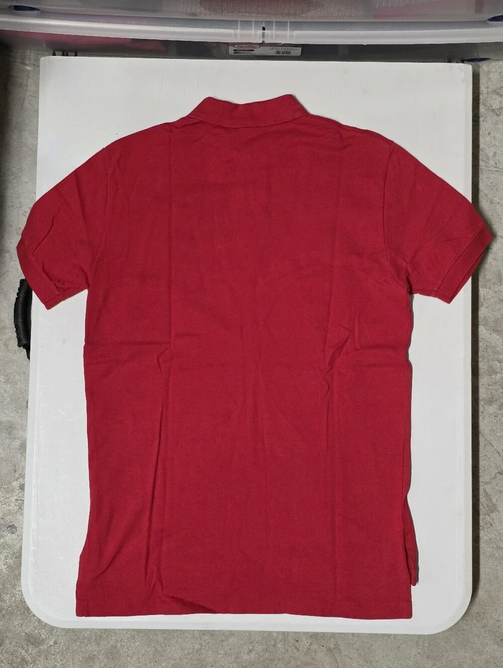 Polo Ralph Lauren Men's Classic Fit Red Polo Shirt M Cotton Embroidered Logo